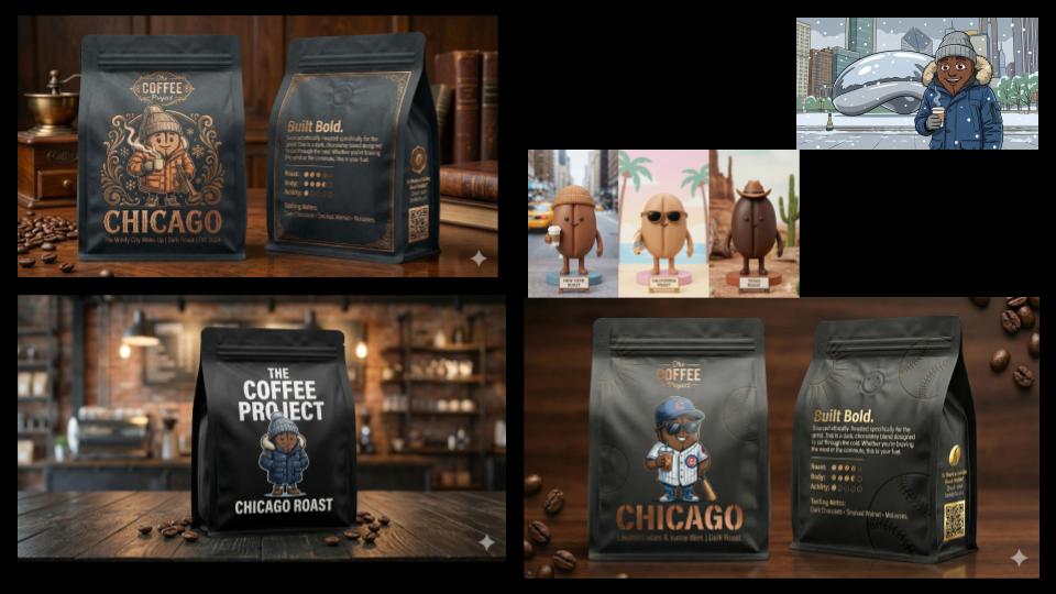 United Coffee bag detail